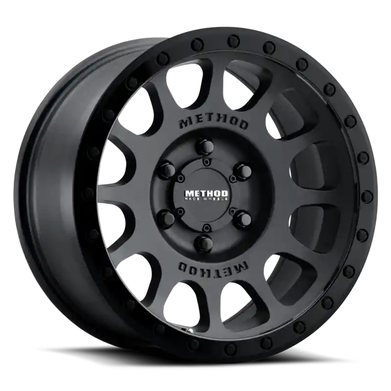 Affordable Method MR305 NV 18x9 18mm Offset 6x5.5 108mm CB Double Black Wheel