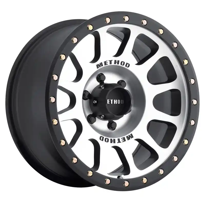 Viral Method MR305 NV 18x9 -12mm Offset 6x5.5 108mm CB Machined/Black Street Loc Wheel