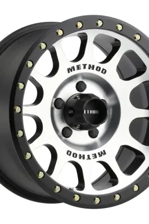 Exclusive Method MR305 NV 17x8.5 0mm Offset 5x150 116.5mm CB Machined/Black Street Loc Wheel