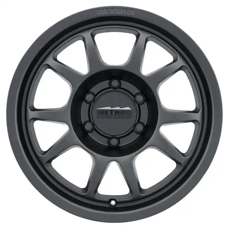 Method MR702 17x7.5 +50mm Offset 6x130 84.1mm CB Matte Black Wheel Next Day Delivery