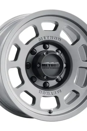 Method MR705 17x8.5 0mm Offset 8x170 130.81mm CB Titanium Wheel Final Sale
