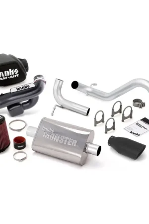 Banks Power 12-15 Jeep 3.6L Wrangler (All) 2dr Stinger Sys (no AutoMind) - SS Single Exh w/ Blk Tip Secure Checkout