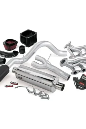 Banks Power 09 Chevy 5.3L CCSB/ECSB FFV PowerPack System - SS Single Exhaust w/ Black Tip Free Shipping