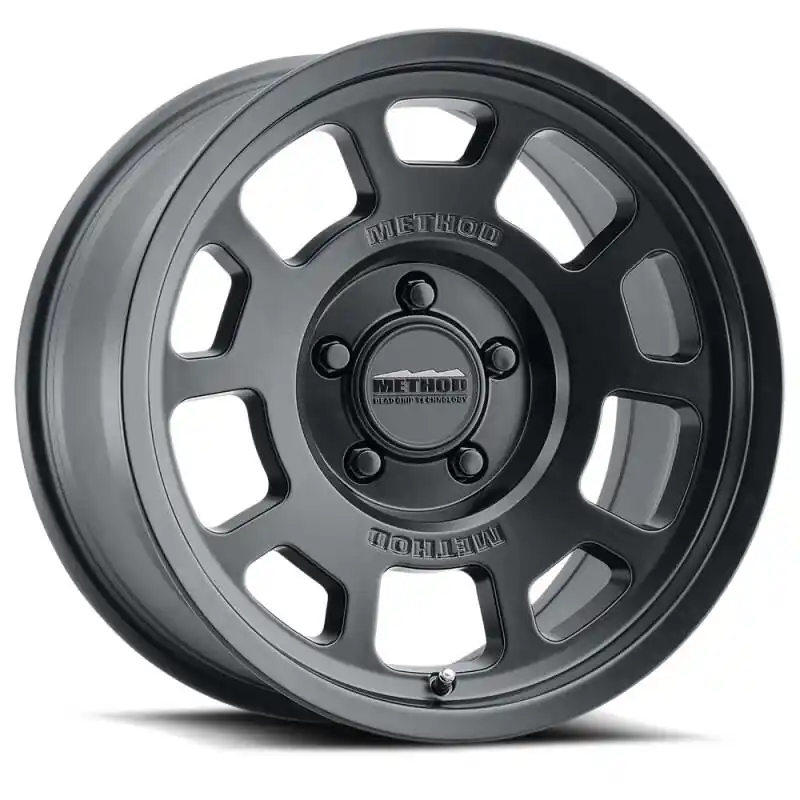 Method MR705 17x8.5 0mm Offset 8x180 130.81mm CB Matte Black Wheel Crafted