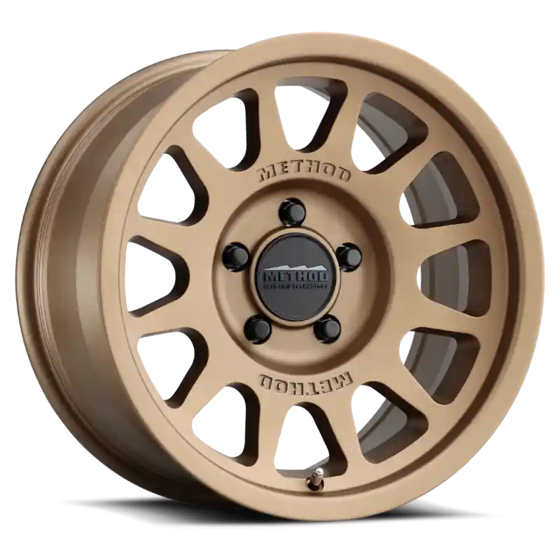 Affordable Method MR703 17x7.5 +50mm Offset 5x130 78.1mm CB Method Bronze Wheel