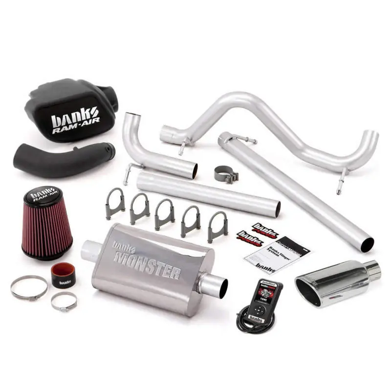 Warranty Included Banks Power 07-11 Jeep 3.8L Wrangler - 4dr Stinger System w/ AutoMind