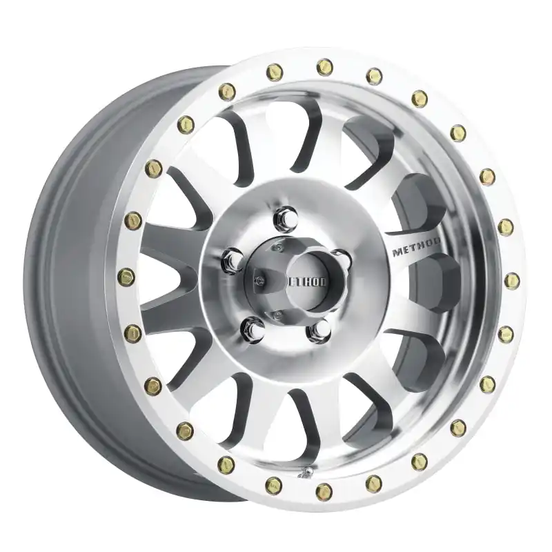 Method MR304 Double Standard 17x8.5 0mm Offset 5x5.5 108mm CB Machined/Clear Coat Wheel High Quality