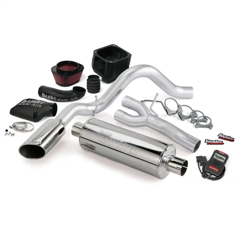Shop Now Banks Power 10 Chevy 5.3L CCSB FFV Stinger System - SS Single Side-Exit Exhaust w/ Chrome Tip