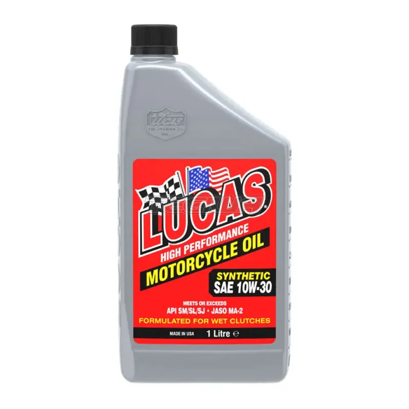 Lucas Oil 10W-30 Synthetic Motorcycle Oil 1 Litre Next Day Delivery