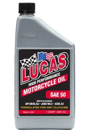 Lucas Oil 50WT Motorcycle Oil 1 Litre Weekend Sale