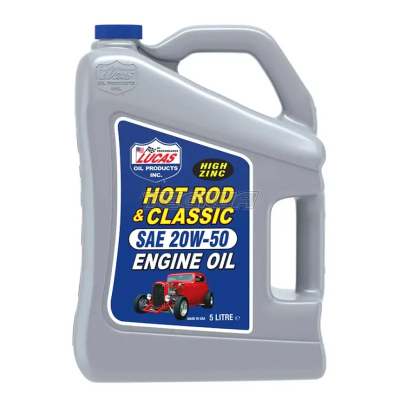 Certified Lucas Oil 20W-50 Hot Rod & Classic Car Engine Oil 5 Litre
