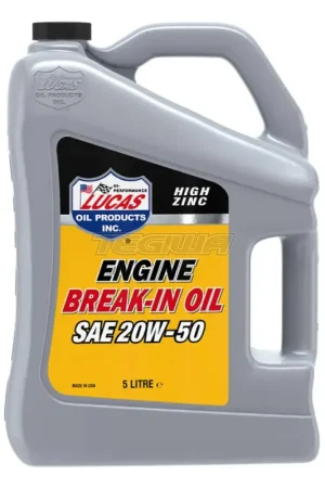 Original Lucas Oil SAE 20W-50 Engine Break In Oil 5 Litre