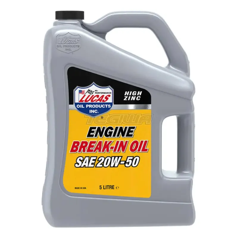 Original Lucas Oil SAE 20W-50 Engine Break In Oil 5 Litre