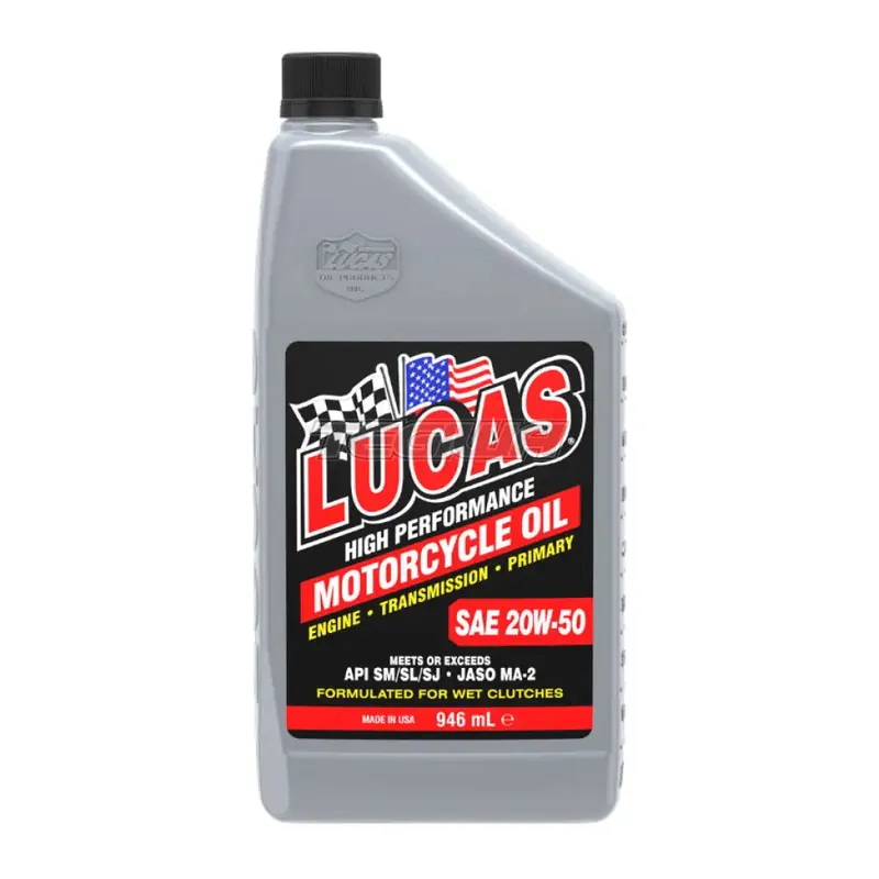 Lucas Oil 20W-50 Motorcycle Oil 1 Litre Editor’s Pick