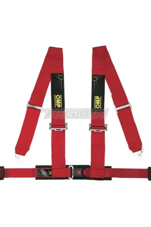 Hot Picks OMP Seat Belts Ece Homologated "Racing 4M" 4 Point Harness Colour Blue