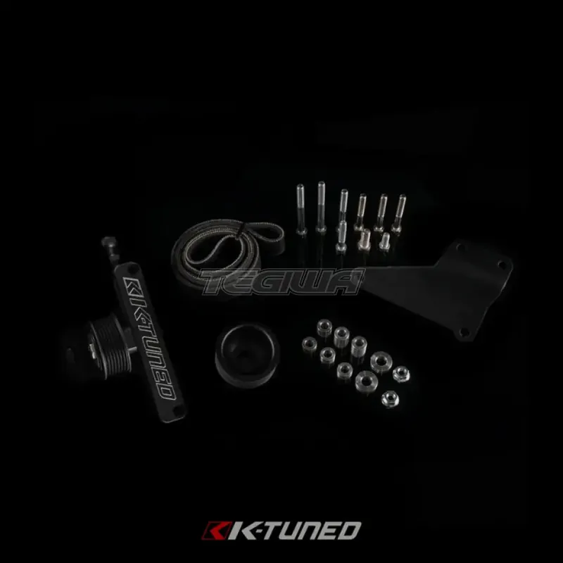 Budget K-Tuned A/C and P/S Eliminator Pulley Kit Universal Honda K20 K24