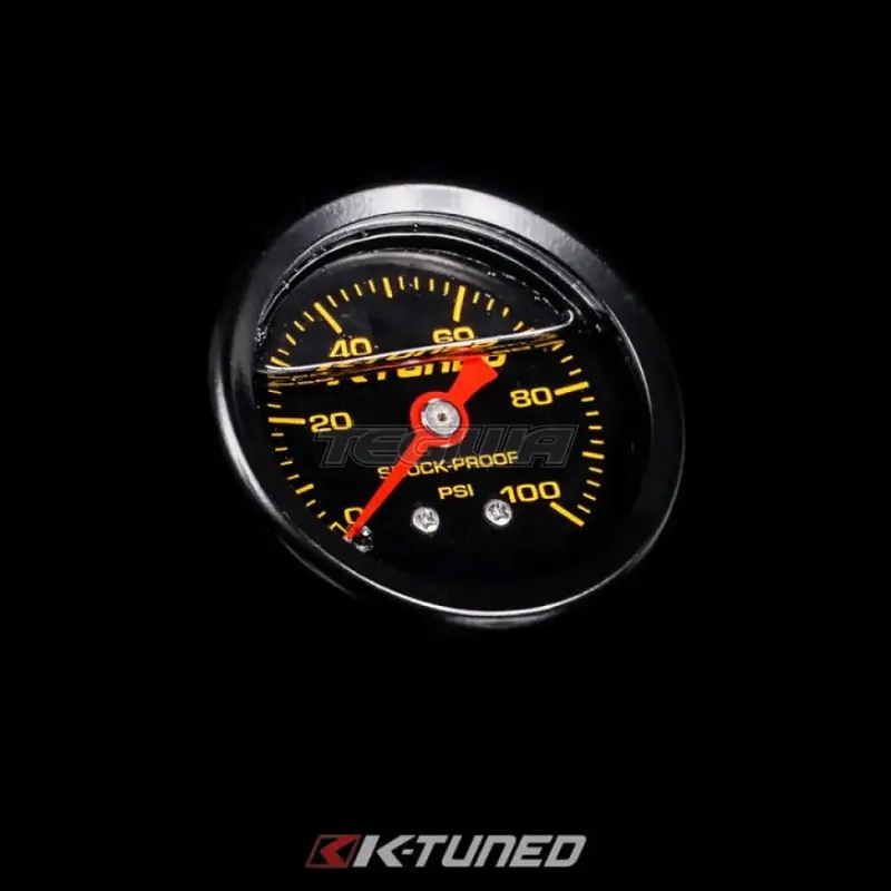 Clearance K-Tuned Fuel Pressure Gauge Liquid Filled (0-100 psi)