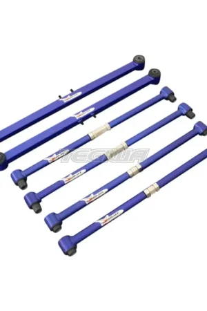 Premium Hardrace Adjustable Rear Lateral And Trailing Arm 6Pc Set Mazda 323 Pr