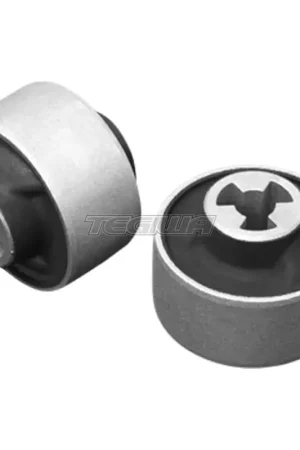 Deal Hardrace Front Lower Rear Curved Arm Bushing Hardened Rubber 2Pcs Tesl