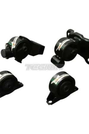 Premium Hardrace Hardened Engine Mounts 4Pc Set Mitsubishi Lancer Virage MT 1.