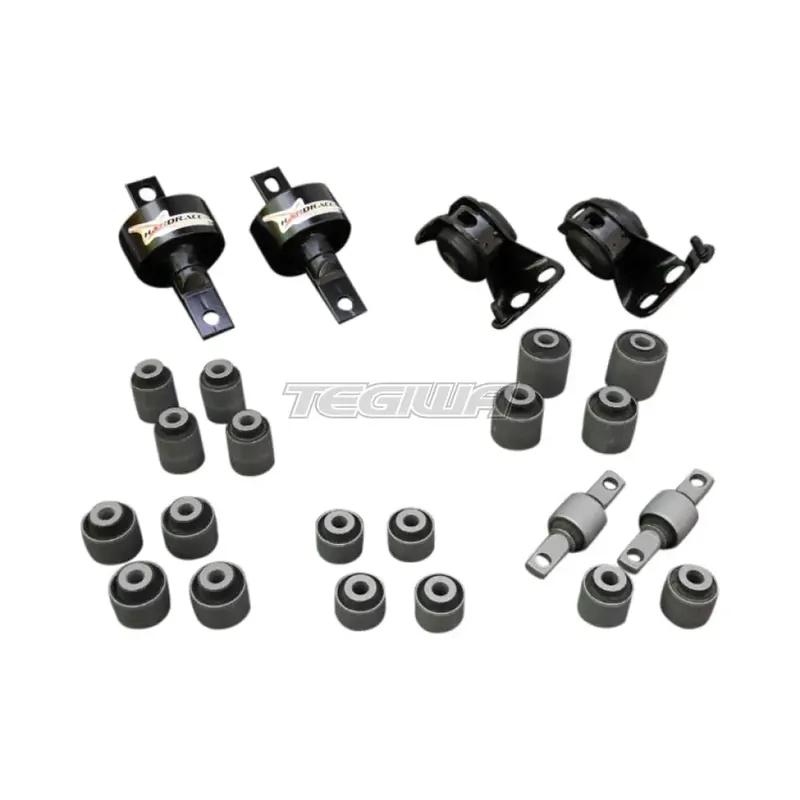Budget Hardrace Hardened Rubber Arm Bushes Complete 24Pc Set JDM Honda Integr