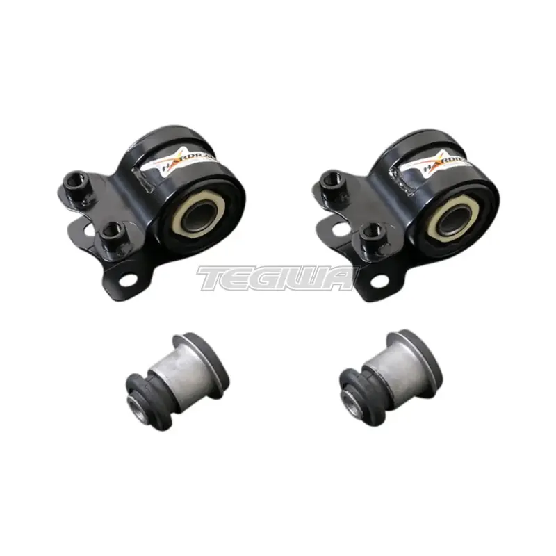 Hot Picks Hardrace Hardened Rubber Front Lower Arm Bushes 4Pc Set Mazda 3 03-09