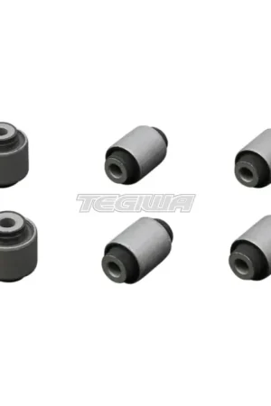 Professional Grade Hardrace Hardened Rubber Rear Lower Arm Bushes 6Pc Set Honda Civic EK