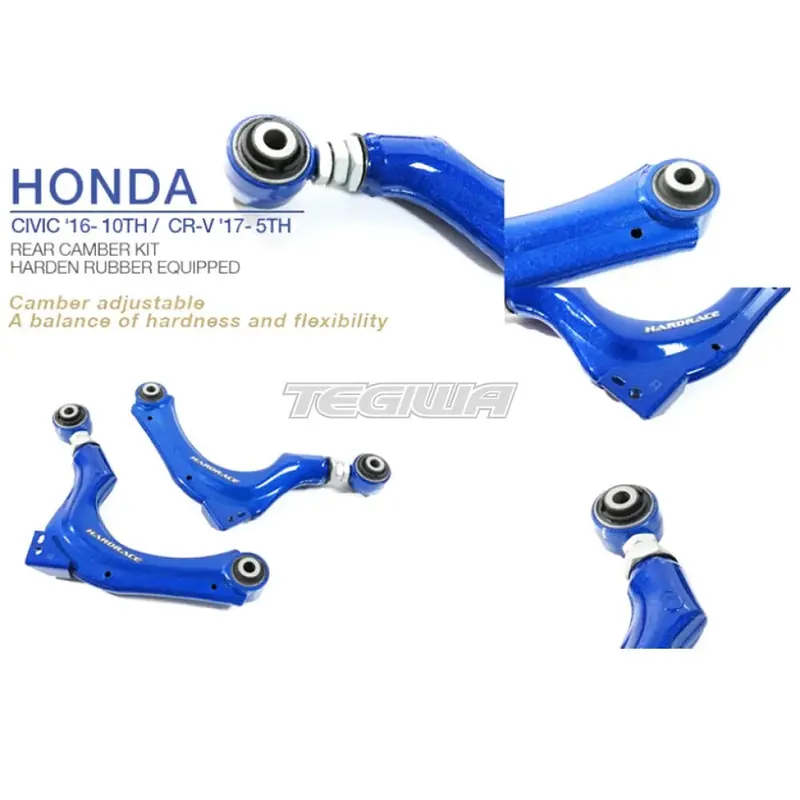 Hardrace Rear Camber Arm Kit Hardened Rubber Bushes Honda Civic Type R Order Now
