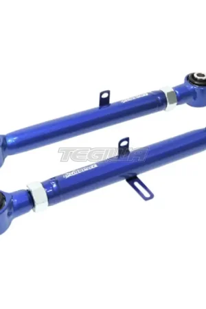 Premium Hardrace Rear Upper Control Arm Pillow Ball + Harden Rubber 2 Piece Se