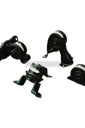 Hardrace Reinforced Hardened Front And Rear Engine Mount 2Pc Set Mitsu Money Back Guarantee