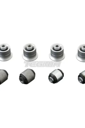 Brand New Hardrace Spherical Bearings/Hardened Rubber Rear Upper Arm Bushes 8Pc