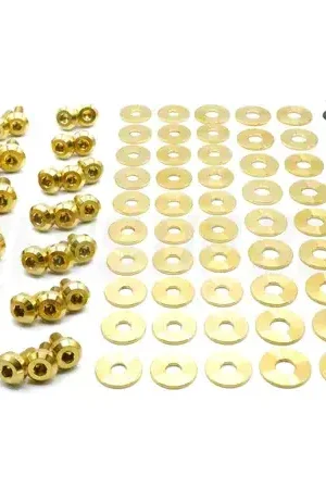 Stage 2 Titanium Hardware Engine Bay Kit; Gold Buy Direct