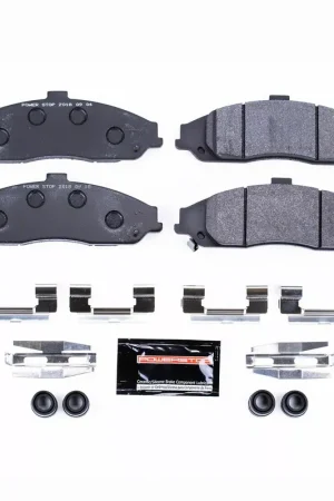 Popular PowerStop Track Day Carbon-Fiber Metallic Brake Pads; Front Pair