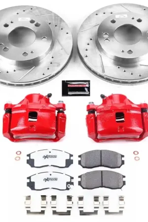 Power Stop 95-00 Chrysler Sebring Front Z26 Street Warrior Brake Kit w — PMD Premier Motoring Development Latest