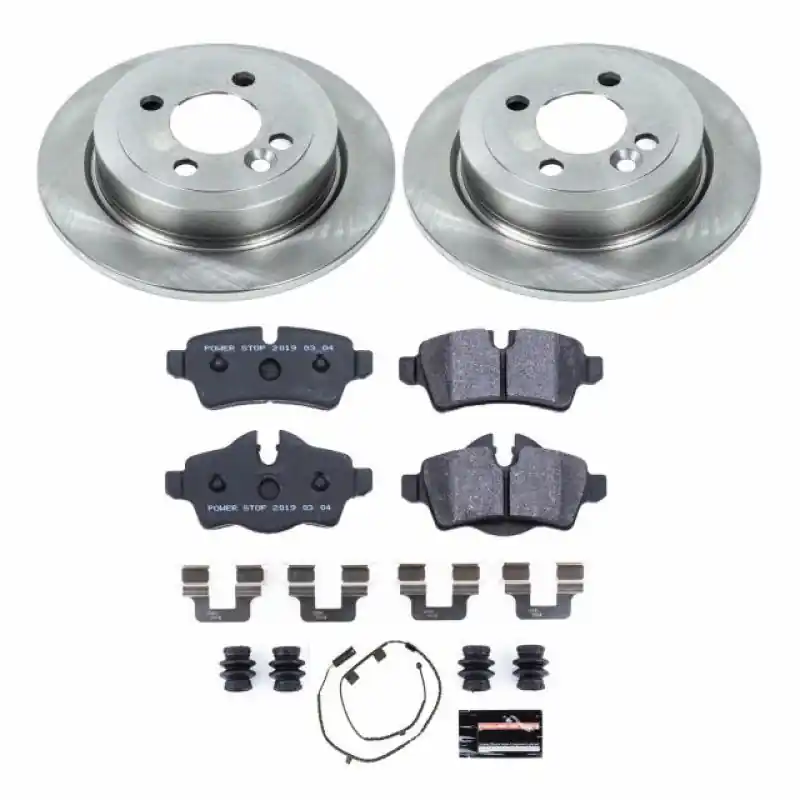Exclusive Power Stop 07-10 Mini Cooper Rear Track Day SPEC Brake Kit — PMD Premier Motoring Development