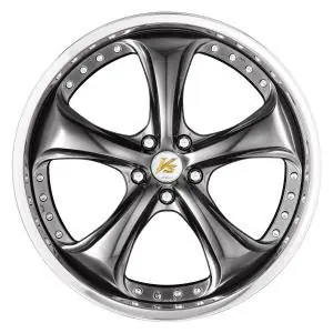 Hot Deal Work Wheels VS-KF 5x110 19x8+28 Brilliant Silver Black L Disk FULL REVERSE