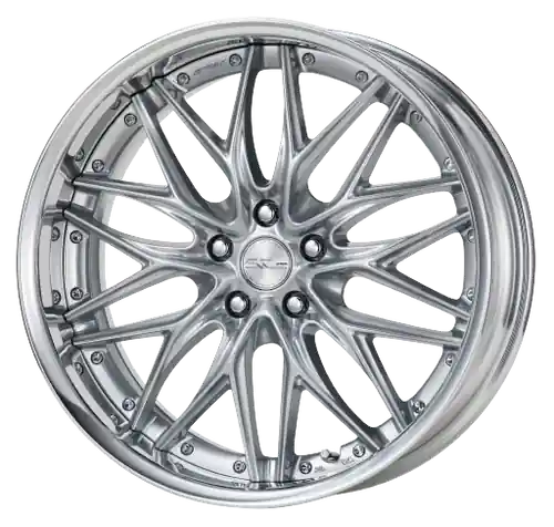 Work Schwert Quell 5x112 19x12.5+0 O Disk Silky Rich Silver Deal