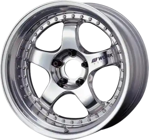 Work Meister S1 3P 5x114.3 18x14+30 O Disk Bright Buff Finish Grab Now