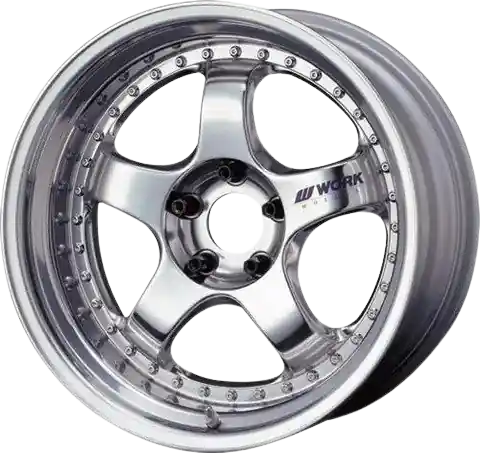 Limited Time Work Meister S1 3P 5x108 18x9.5+24 O Disk Bright Buff Finish