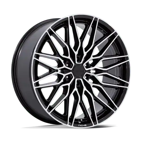 Deal Niche 1PC NC278 CALABRIA 6 6X135 20x9.5 +30 GLOSS BLACK MACHINED