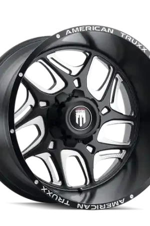 Limited Edition American Truxx Sweep AT1900 5x139.7 22x12-44 Black/Milled