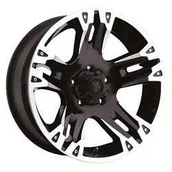Professional Grade Ultra 235B Maverick 5X135 16x8 +10 Gloss Black w/Machined Accents