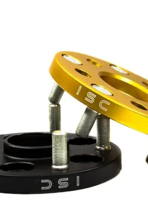 ISC Suspension 5x100 Hub Centric Wheel Spacers 15mm Black (Pair) — PMD Premier Motoring Development Express Delivery