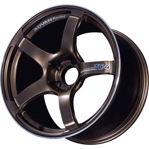 Best Choice Advan Racing TC4 5x100 18x8.5 +45 UMBER BRONZE METALLIC & RING