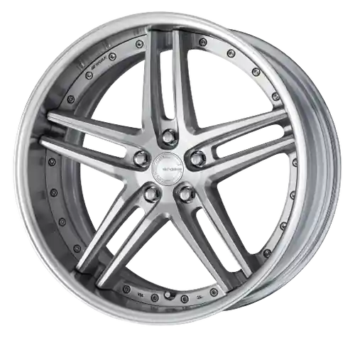 Work Gnosis Gr205 5x108 20x12.5+45 O Disk Brush Silver Clear Direct From Manufacturer