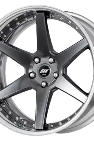 Work Zeast Black Label Bst1 5x108 19x9.5+38 T Disk Brilliant Silver Black High Quality
