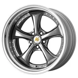 Work Wheels VS-KF 5x120.65 19x9.5+2 Brilliant Silver Black O Disk STEP RIM Place Order