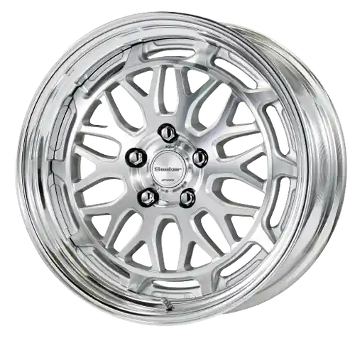 Premium Work Seeker Mx 5x112 18x10.5+12 R Disk Matte Silver Polish