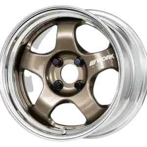 Work Meister S1 2P 4x100 15x7.5+22 R Disk Titanium Gold Authentic