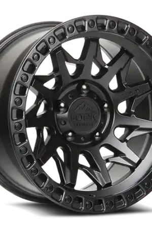 LOCK OFFROAD LUNATIC 6x135 20x10 -18 Matte Black W Matte Black Ring Special Discount